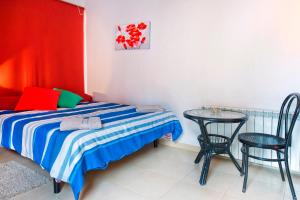 Posteľ alebo postele v izbe v ubytovaní Casa para 14 entre Mar y Montaña