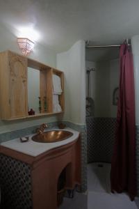 Kúpeľňa v ubytovaní Riad Dar Ziryab