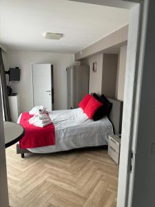 Postel nebo postele na pokoji v ubytování Durbuy House gîte noyer
