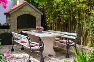 Zahrada ubytování Apartments Keko