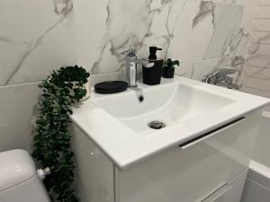 Ένα μπάνιο στο Apartament premium 2 camere Bragadiru +6 φωτογραφίες