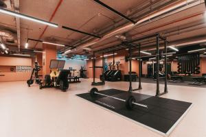 Fitness centrum a/nebo fitness zařízení v ubytování The Social Hub San Sebastián