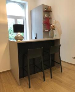 Kuchyň nebo kuchyňský kout v ubytování B&B Angolo83 Palermo centro