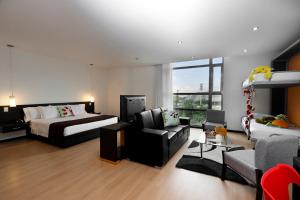 Χώρος καθιστικού στο Tequendama Hotel Medellín - Estadio