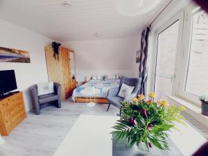Posezení v ubytování Apartment Storchennest