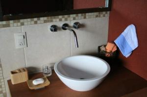 Koupelna v ubytování Cabaña Espejo de Luna