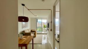 Et opholdsområde på Hotel Santa Ana Medellin