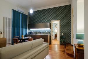 Nhà bếp/bếp nhỏ tại Mareluna Promenade - Seafront Apartments