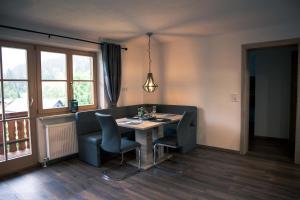 Ruang duduk di Apartments Gaichtspitze