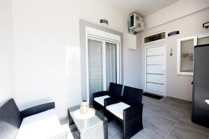 Kuchyň nebo kuchyňský kout v ubytování Square home