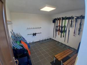 Fitness centrum a/nebo fitness zařízení v ubytování Chata Kaltenbach