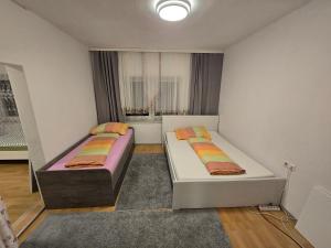 Postel nebo postele na pokoji v ubytování Wohnung 5min von Leoben entfernt 2