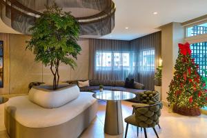 Central Park Tower的休息区