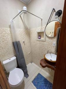 Reserva do Bosque Hospedaria e Natureza的一间浴室