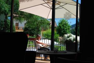 Balkón alebo terasa v ubytovaní Il Piccolo Dolomiti Resort