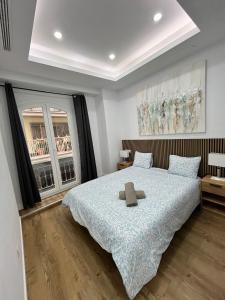 Posteľ alebo postele v izbe v ubytovaní Exclusive Luxury Stay at Plaza Uncibay, Málaga Center
