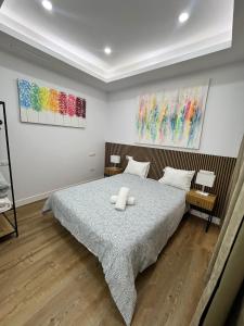 Posteľ alebo postele v izbe v ubytovaní Exclusive Luxury Stay at Plaza Uncibay, Málaga Center