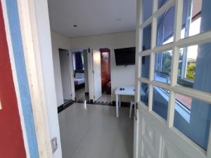 TV a/nebo společenská místnost v ubytování Hotel kristal campestre