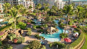 KBM Resorts FREE CAR Honua Kai Hokulani Ocean view 2-Bedroom Condo Sweeping view Best Location HKH-545内部或周边的泳池