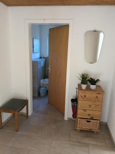 Koupelna v ubytování Ferienwohnung Fornsbachblick