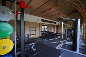 Fitness centrum a/nebo fitness zařízení v ubytování Chesa Canggu