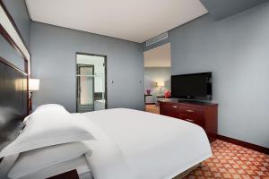 TV a/nebo společenská místnost v ubytování Crowne Plaza Wuxi City Center