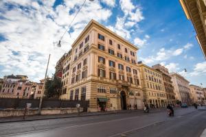a large building on the side of a street at The Club Navona in Rome
