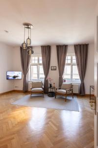 Posezení v ubytování Gästehaus am Winckel