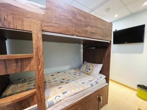 Voodi või voodid majutusasutuse AMU Dreamhouse 阿木旅舍 toas