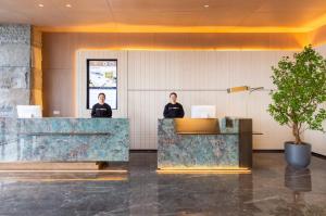 Vstupní hala nebo recepce v ubytování Atour Hotel Luzhou Finance Centre