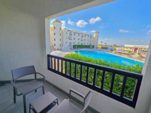 Palma Hotel的阳台或露台