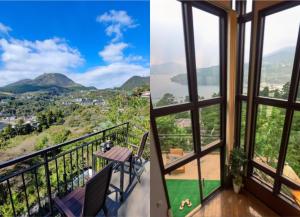 箱根Chalet Itomic L - Lake view -的从房子的阳台看到的景色