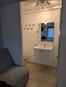 Koupelna v ubytování L'Atelier à 100 m de Tarbes sud