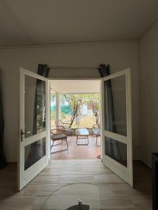 Balkón nebo terasa v ubytování La Villa du Voyageur