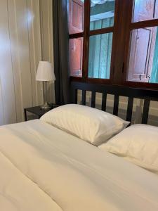 Green Cabin Hostel客房内的一张或多张床位
