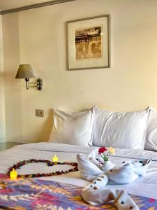 Voodi või voodid majutusasutuse Nile View Aton Cruise toas