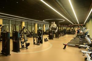 Fitness centrum a/nebo fitness zařízení v ubytování Club Charholi