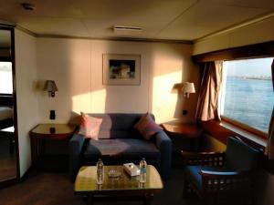 Istumisnurk majutusasutuses Nile View Aton Cruise