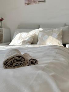 Posteľ alebo postele v izbe v ubytovaní Sunny Balcony City Apartment + 3 fotografie
