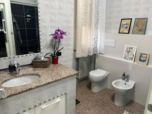 Koupelna v ubytování B&B A Casa Mia