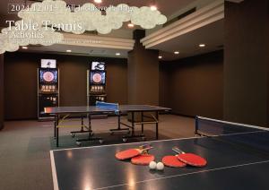 Pöytätennistä majoituspaikassa KAMENOI HOTEL Nikko Yunishigawa All-Inclusive Resort tai lähistöllä