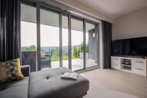 TV i/ili zabavni centar u objektu ApartView Premium by Rent like home