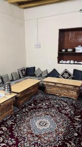 Et opholdsområde på Wachan Guest House Hunder, Nubra Valley