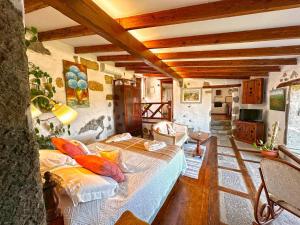 Khu vực ghế ngồi tại Casa Mirador del Valle