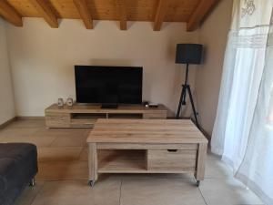 TV a/nebo společenská místnost v ubytování Jungfrau Penthouse - Aare Jungfrau AG