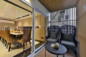 Victora Hostel的休息区