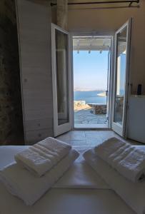 A bed or beds in a room at Villa Panorama