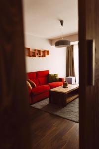אזור ישיבה ב-Snowline Haven New-Gudauri, Block-3