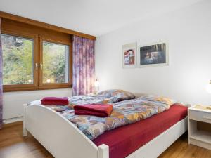 Postel nebo postele na pokoji v ubytování Apartment Alba by Interhome
