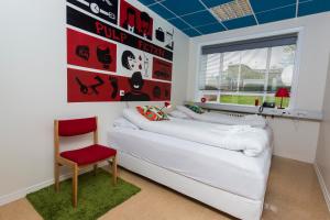 Letto o letti in una camera di Hostel B47